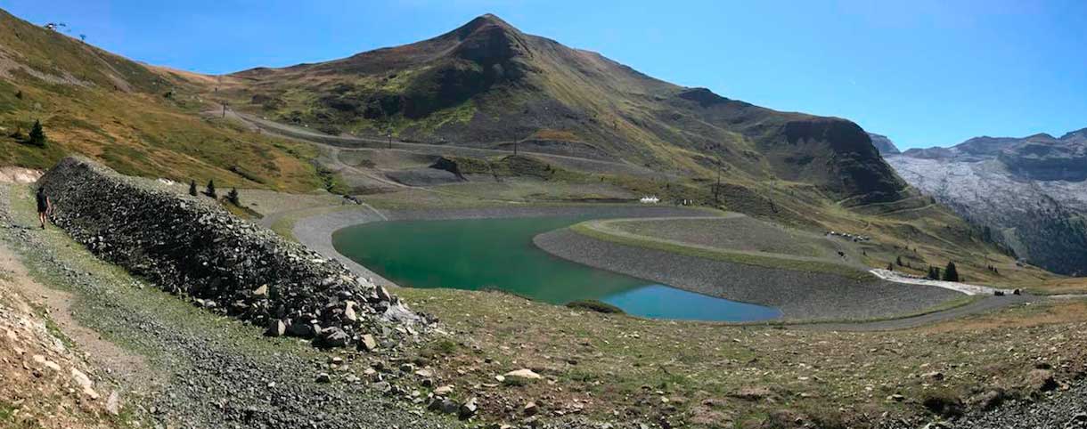 Snowmaking lakes and hydro-electric dams