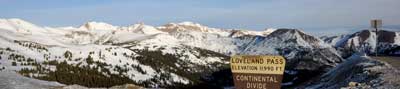 Loveland Pass : Haute route du Colorado