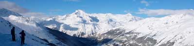 Protection of the uphill station of the Arcelle chairlift in Val Cenis